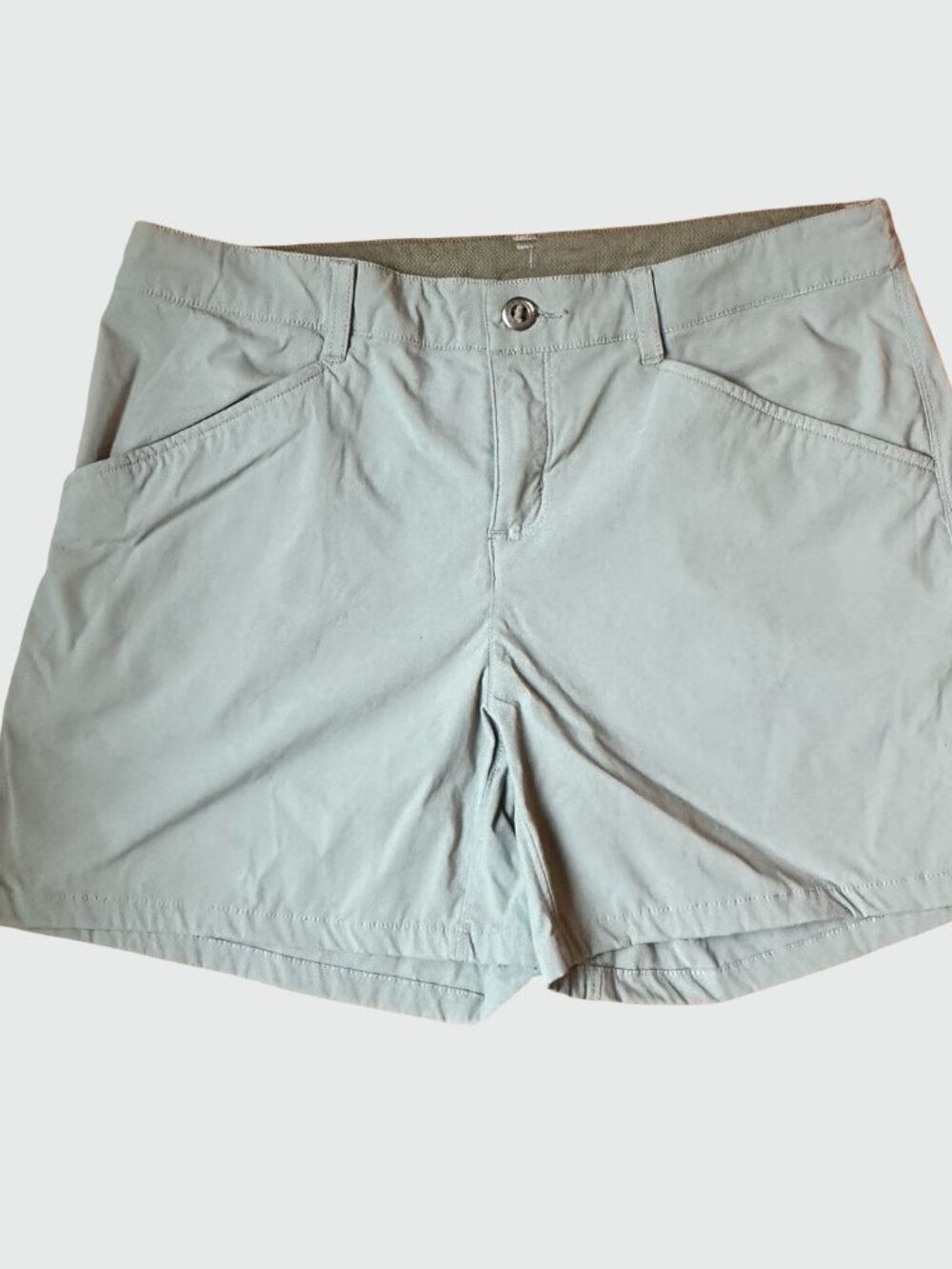 Patagonia Khaki Women's Size 8 Outdoor Hiking Shorts Gorpcore Active - Picture 12 of 13